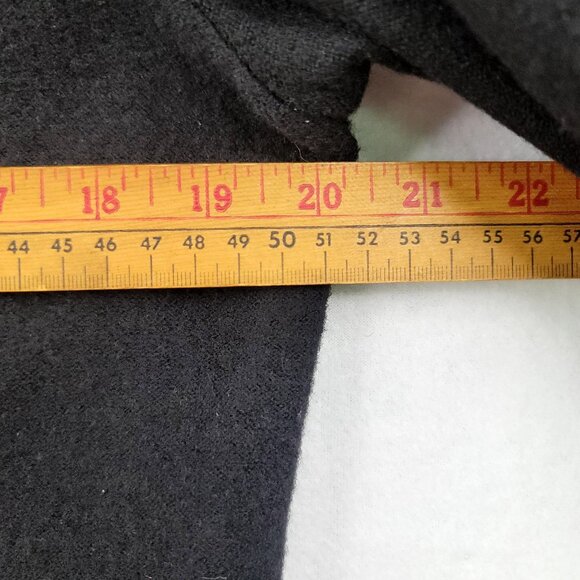 Talbots Petites Black Merino Wool Button-Up Jacket Pockets Medium - Picture 7 of 9